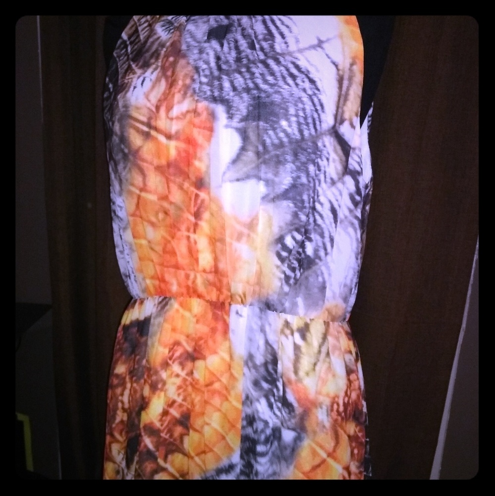 H&M sleeveless long dress size 14